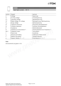 B43504A5477M062 Datasheet Pagina 12