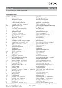 B84144A0050R000 Datasheet Page 14