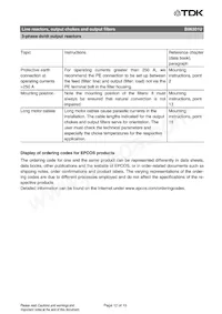 B86301U0720S000 Datasheet Page 12