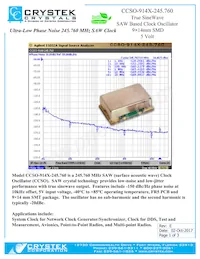 CCSO-914X-245.760 Datenblatt Cover