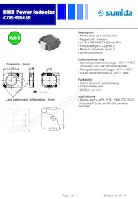 CDRH5D18RNP-100NC Datasheet Cover