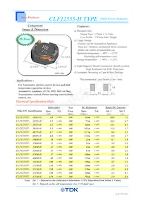 CLF12555T-1R5N-H Datasheet Cover