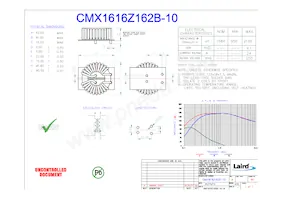 CMX1616Z162B-10 Datasheet Cover