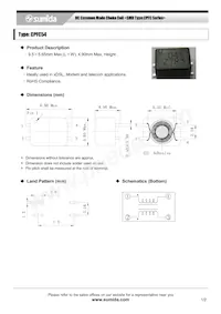 CPFC54-510C Datasheet Cover