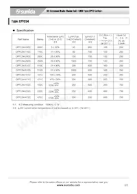 CPFC54-510C Datasheet Page 2