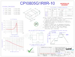 CPI0805G1R8R-10 Datenblatt Cover