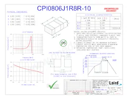 CPI0806J1R8R-10 Datasheet Cover