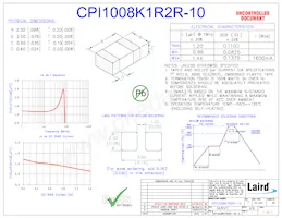 CPI1008K1R2R-10 Datenblatt Cover