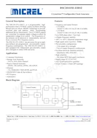 DSC2011FI1-E0012 Datasheet Cover