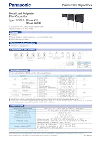 ECQ-U2A225KLA Datasheet Cover
