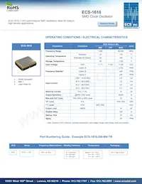 ECS-1618-260-BN-TR Datasheet Cover