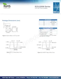 ECS-2200BX-500 Datasheet Pagina 2