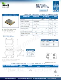 ECS-400-20-30B-DU Datasheet Cover