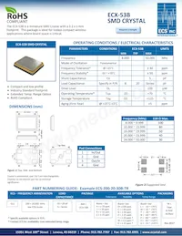 ECS-500-S-30B-TR Datasheet Cover