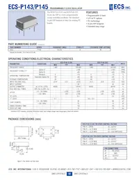 ECS-P145-AN Datasheet Cover
