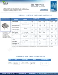 ECS-UPO-8PINX Datasheet Cover