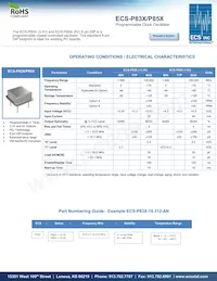 ECS-UPO-8PINX Datenblatt Cover