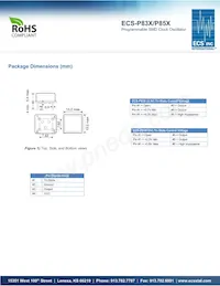 ECS-UPO-8PINX Datasheet Pagina 2