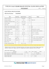 FK2500067 Datasheet Pagina 3