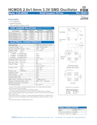 FO1HSCBF40.0-T3 Datasheet Cover