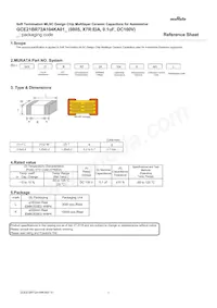 GCE21BR72A104KA01L Datasheet Copertura