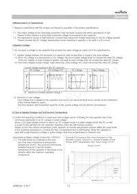 GRM0335C1H100FA01J 데이터 시트 페이지 13