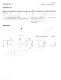 HCM1307-1R0-R Datasheet Pagina 2
