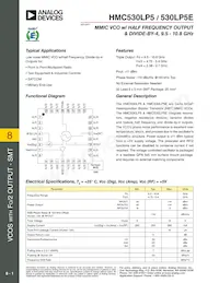 HMC530LP5E Datenblatt Cover