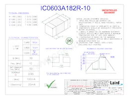 IC0603A182R-10 Datenblatt Cover
