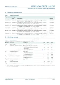 IP3253CZ8-4 Datasheet Pagina 4