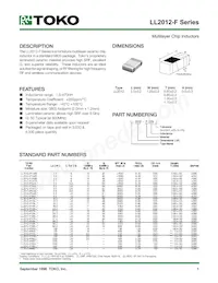 LL2012-F1N8S Datasheet Cover