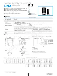 LNX2J562MSEKBN Datasheet Cover