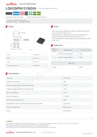 LQH3NPN151NG0L Datasheet Copertura