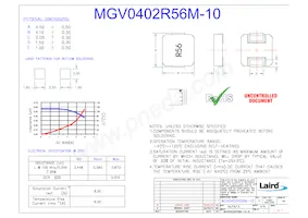 MGV0402R56M-10 Datasheet Cover