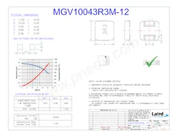 MGV10043R3M-12 Datasheet Cover