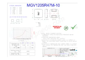 MGV1205R47M-10 Datasheet Copertura