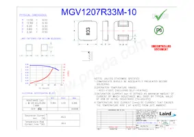 MGV1207R33M-10 Datasheet Cover