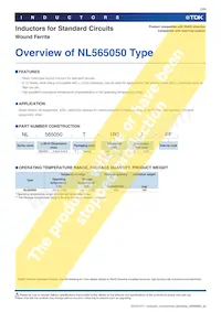 NL565050T-103J-PF Datasheet Pagina 3