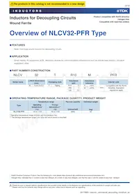 NLCV32T-3R3M-PFR Datasheet Pagina 3