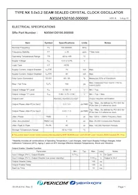 NX5041D0100.000000 Datasheet Page 3