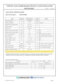 NX72F5506Z 데이터 시트 페이지 3