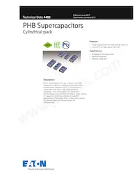 PHB-5R0H255-R Datasheet Cover
