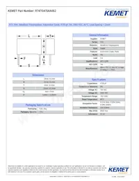 R747I1470AA00J Datasheet Cover