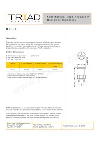 RC-4-B Datasheet Cover