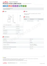 RCE5C1H391J0M1H03A Datenblatt Cover