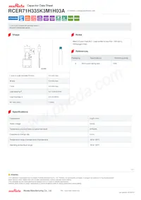 RCER71H335K3M1H03A Datasheet Cover