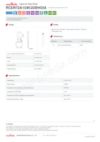 RCER72A154K2DBH03A Datasheet Cover