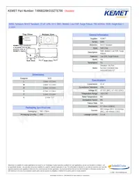 T495B226K010ZTE700 Datasheet Cover