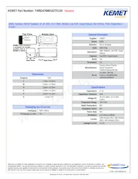 T495D476M016ZTE150 데이터 시트 표지