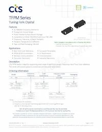 TFPM1T32K7680R Datasheet Cover